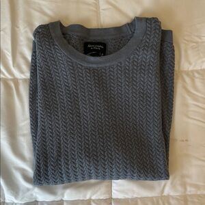 Abercrombie & Fitch Charcoal Knit Pullover